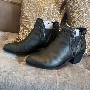 Style & Co Pewter High Ankle Boot